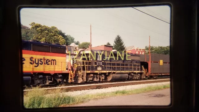 TTD10 TRAIN SLIDE Railroad MAIN Line CHESSIE SYSTEM SEABOARD COAST 6789 MD 1987