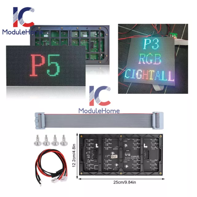 P3/P4/P5 Full Color Indoor/Outdoor Screen Display Module DC/AC LED Matrix Module