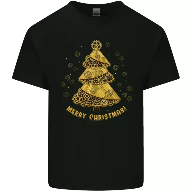 Steampunk Christmas Tree Kids T-Shirt Childrens