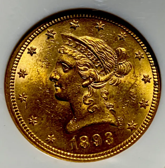 1893 $10 Liberty Gold Eagle Item # 4558