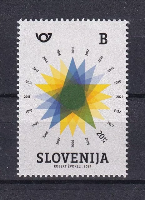Slovenia 2024,Slovenia In European Union,20 Years,,Mnh