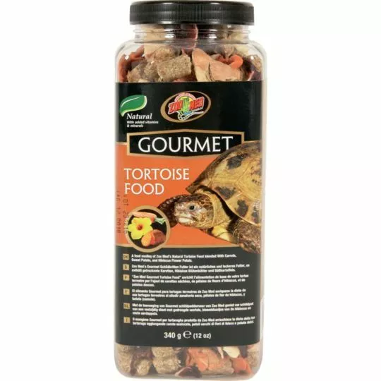 ALIMENT GOURMET POUR TORTUES TERESTRES 382g ZOO MED TORTOISE FOOD TORTUE ZOOMED