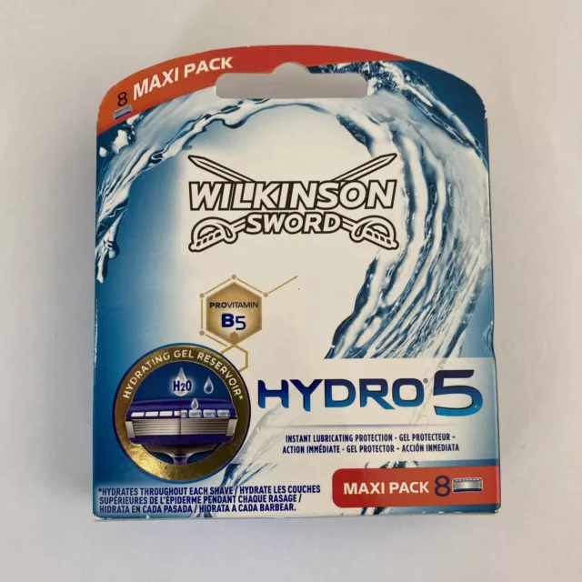 Lames De Rasoir Wilkinson Sword Hydro 5 H2O Pro Vitamin B5 - 8x Maxi Pack