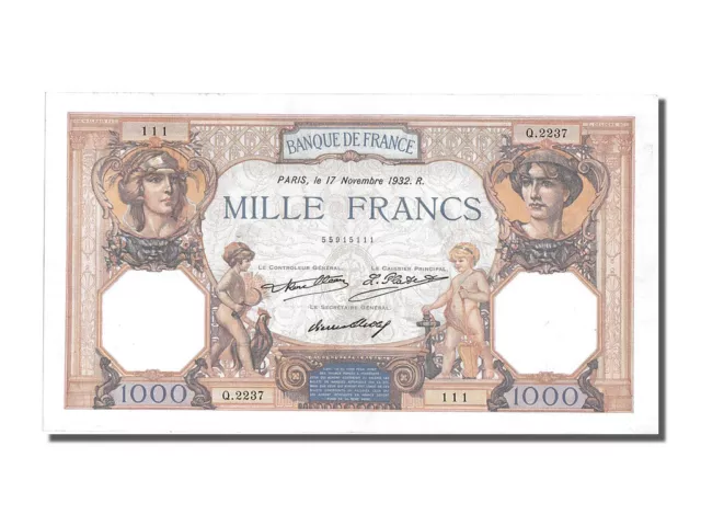 [#201549] Billet, France, 1000 Francs, 1 000 F 1927-1940 ''Cérès et Mercure'', 1