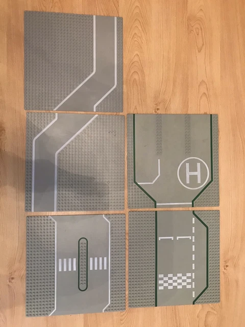 OFFICIAL 5 X LEGO Road Base Plates Brick Boards Junction