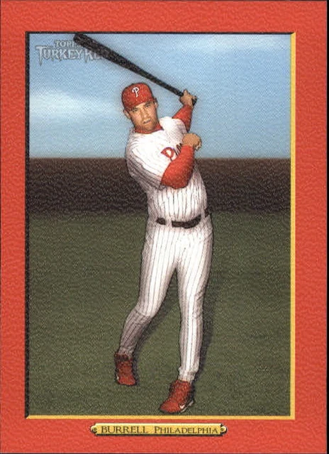 2005 (PHILLIES) Topps Turkey Red Red #126 Pat Burrell