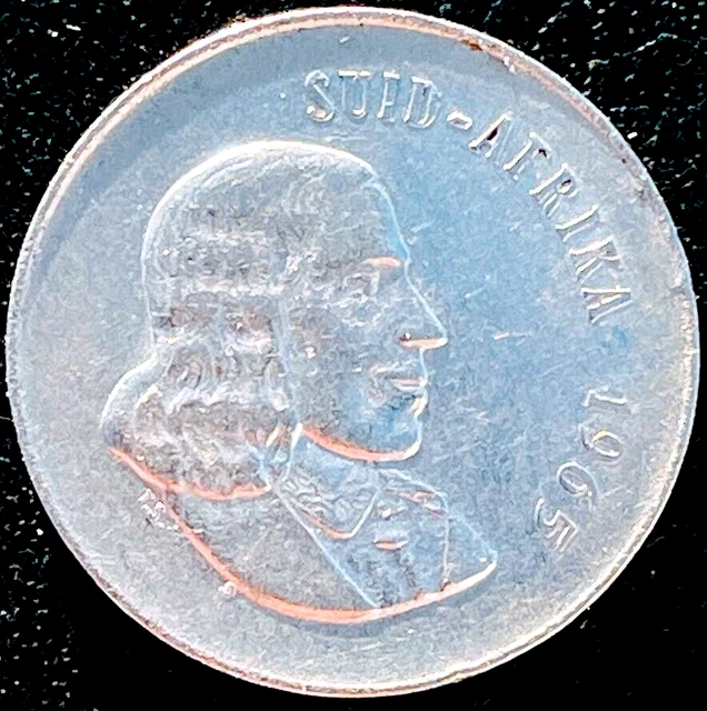 1965 South Africa Coin 20 Cents KM# 69.1 African Coins Collectible Foreign Money