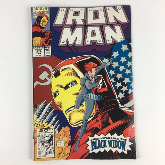 Marvel Comics Ironman Vol 1 No 276 January 1992 Comic Book