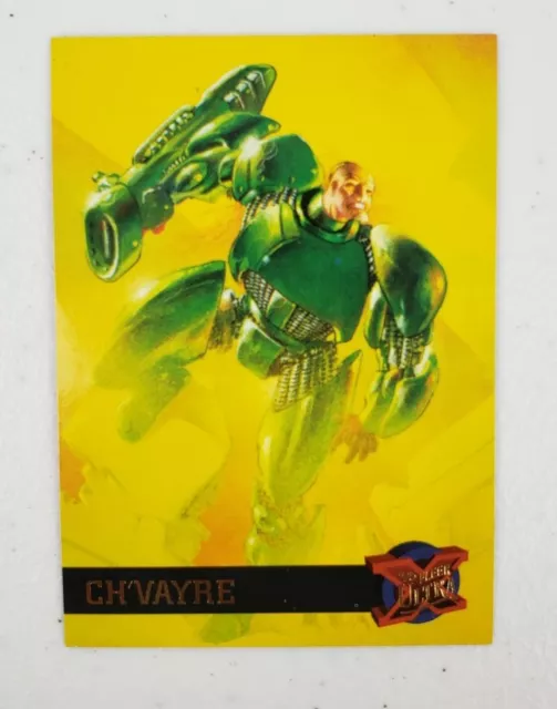 Marvel Fleer Ultra X-Men '95 Ch'varye Trading Card #10 Embossed Gold Foil