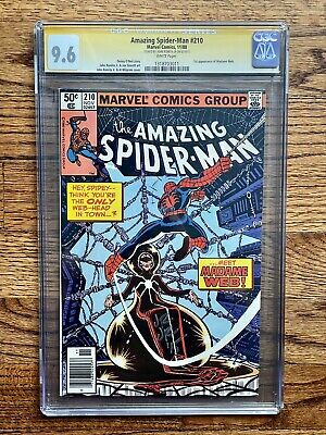 Amazing Spider-Man 210 CGC SS 9.6 WP Newsstand! 1st Madame Web Signed Romita