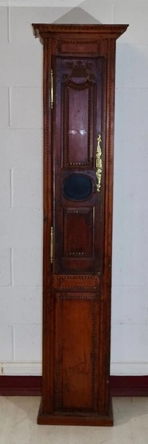antico mobile della pendola in ciliegio stile Luigi XVI primi '800 francese
