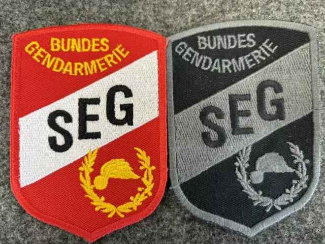 Austrian Bundes Gendarmerie SEG Police Patches