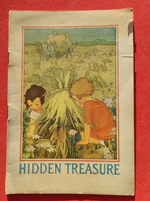 Vintage 1925 Advertising Postum Cereal Co, Inc HIDDEN TREASURE Picture Book
