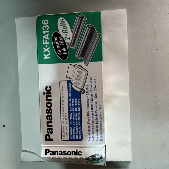 1 ROLL Panasonic Cartridge KX-FA136 FAX INK FILM Replacement SINGLE ROLL