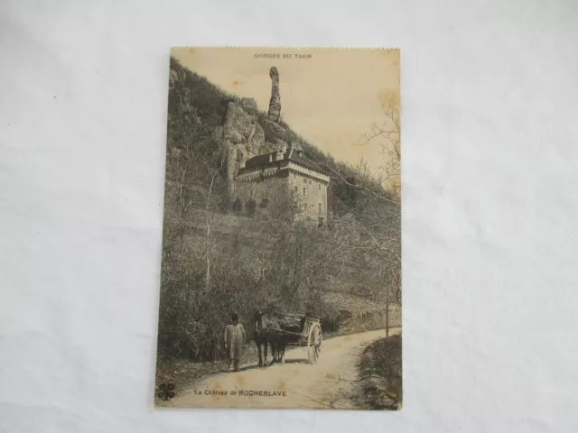 Cpa 81 Gorges Du Tarn  Le Chateau De Cheblave Carte  Postale +- 1910