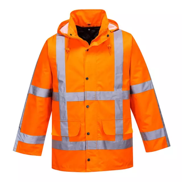 PORTWEST R460 HIGH Visibility RWS Traffic Jacket Outdoor Workwear ...