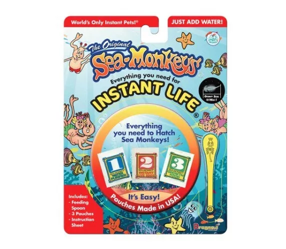 Amazing Live Sea Monkeys Original Instant Life Monkey Kids Toys Science