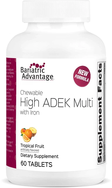 High ADEK Chewable Multivitamin - High Potency Vitamin A