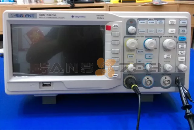 one New Siglent SDS1102CNL 2CH+1 EXT Digital Oscilloscope 100MHz 1GSa/s 40Kpts