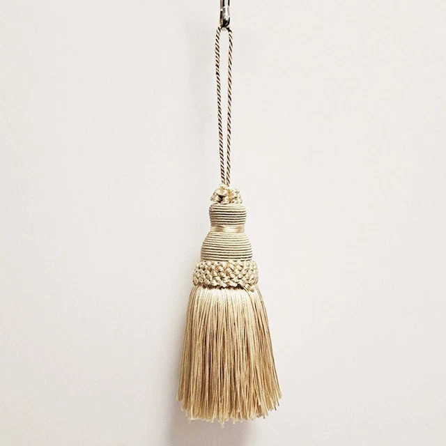 Hanging Rope Silk Tassel Trim Sewing Fringe Curtain Accessories Key Tassels DIY