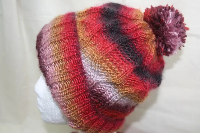 Knitting Kit- Cable hat- yarns and pattern included. Nice soft yarn.