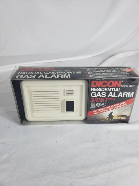 Ten-Tek Residential Gas/Propane Alarm, 120 Vac Line Powered, Model 800H, New