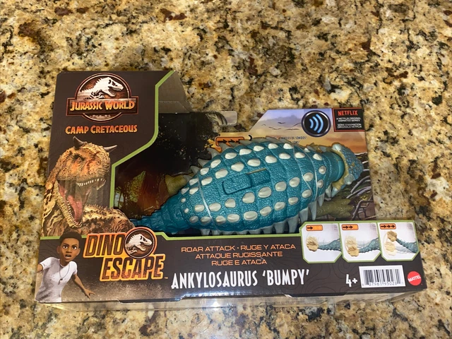 MATTEL JURASSIC WORLD Camp Cretaceous ANKYLOSAURUS Bumpy figure Dino ...