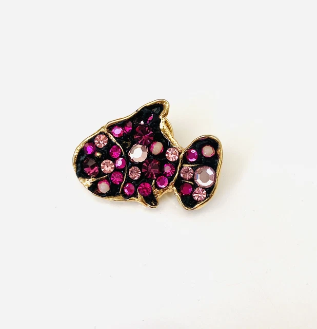 Broche Chat Vintage Signée Jacky De G Paris - Pièce D'occasion Charmante Et Rétro