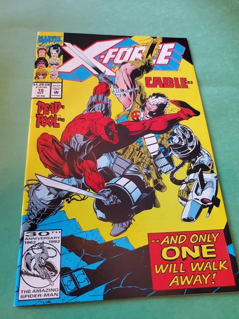 X-Force 15, Marvel Comics 1992, 1st Deadpool VS Cable