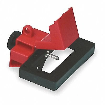 Brady Oversized Breaker Lockout: Clamp-On, For 480/600V AC Volt, 6 PK  65321