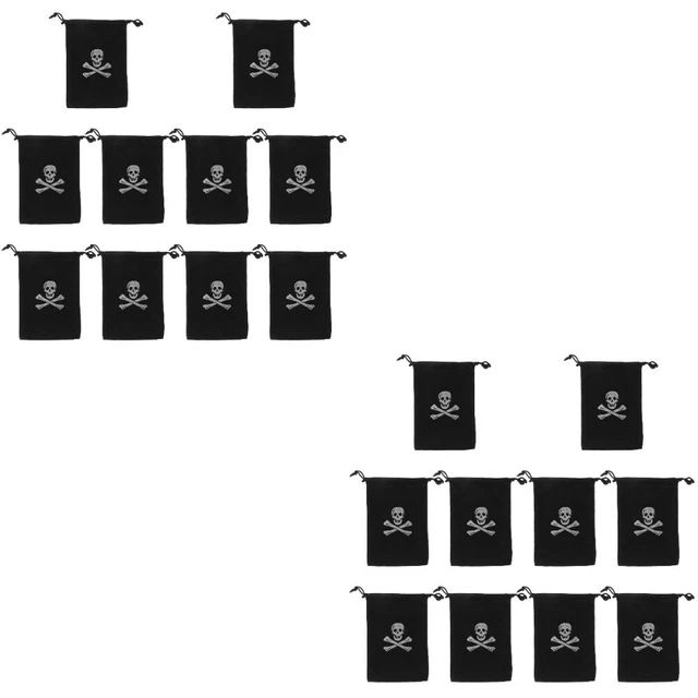 20 pz borse pirata con cavo borsa portatile borsa per vestiti stencil bambino