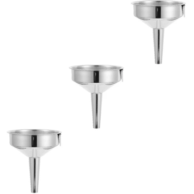 3 pz imbuto liquido in acciaio inox strumento erogazione liquidi pratica salsa all'olio