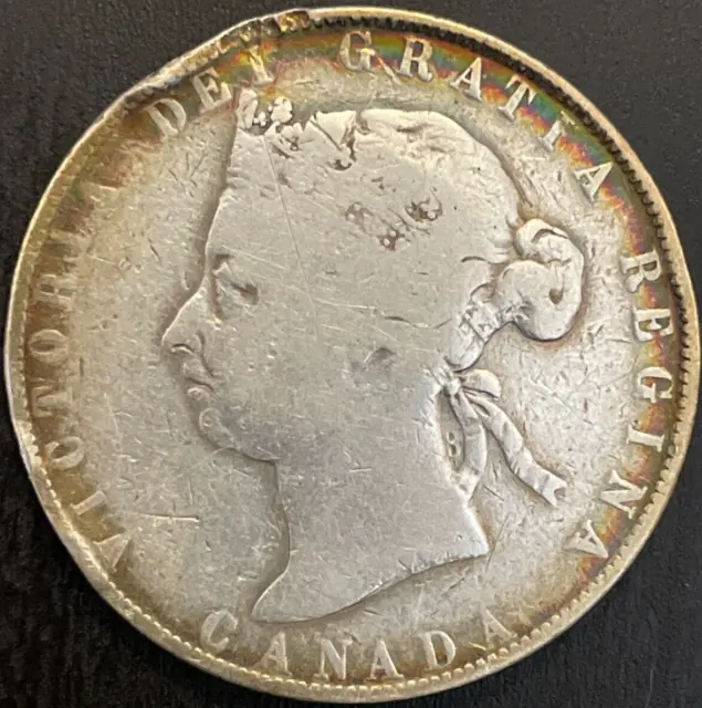1900 Canada 50 Cents Victoria Half Dollar