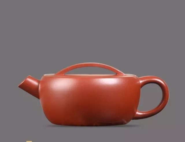 130cc chinese Yixing Handmade zisha teapot HongPi Ni YiPian WaGongFu Hu Tea Pot