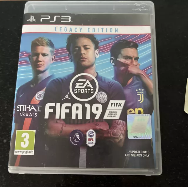 Fifa 19 (2019) Legacy Edition for Sony Playstation 3 PS3 in Good Condition  CIB