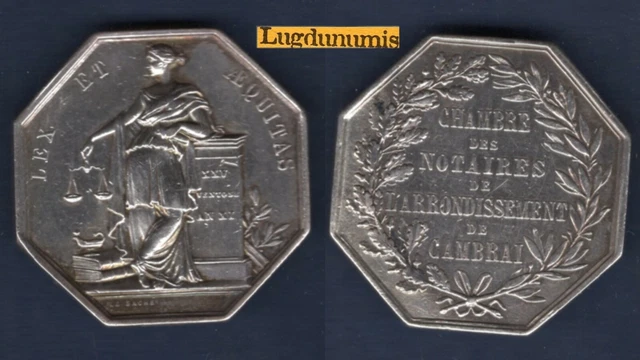 Jeton - Chambre des Notaire de l"arrondissement de Cambrai / Le Sache Argent