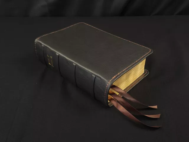 Premium Leather Bible - ESV Study Bible in Black Cowhide Premium Leather Bible - ESV Study Bible in Black Cowhide