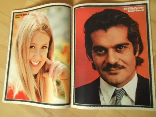 BRAVO Nr.33 vom 11.8.1969 Omar Sharif, Gitte, Mark Slade, Graham Bonney, Heintje 2