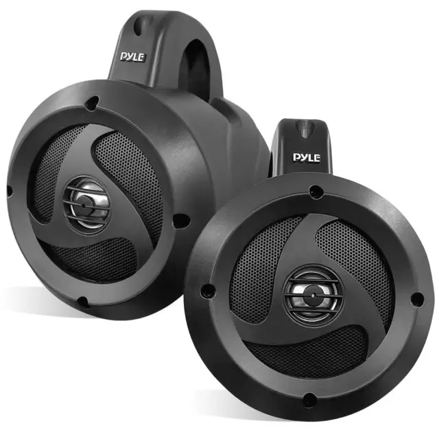 Pyle 4? Waterproof Rated Off-Road Speakers-900W Compact Power Sport Vehicle-Pair