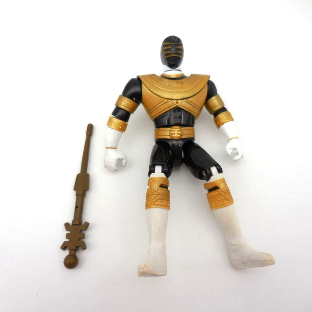 POWER RANGERS ZEO GOLD RANGER (Black) 5.5" Figure Complete! Bandai