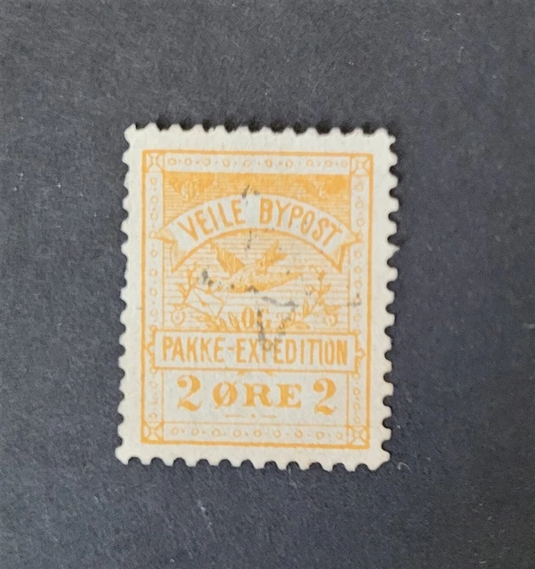 STAMPS DENMARK LOCAL POST VEILE USED - #4864a