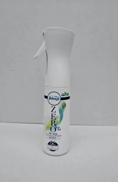 3X FEBREZE AQUA Mist Zero % Trigger Spray Air & Fabric Freshener