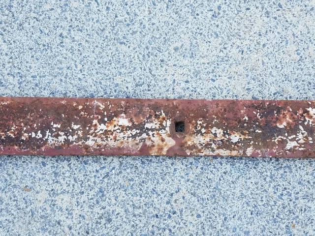 Primitive Antique Hand Forged Barn Door Strap Hinge Gate Iron 31” Long 2” Wide 3