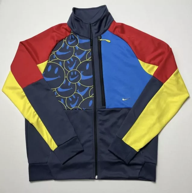 NIKE MEN S NSW Tribute Smile Logo Full Zip N98 Track Jacket Size