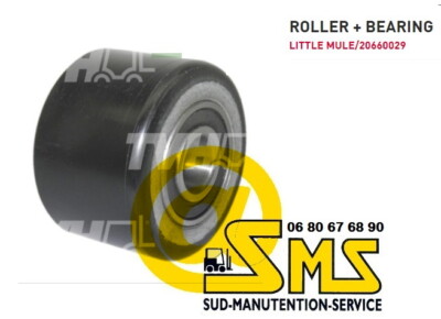 Jungheinrich GALET NYLON 80 95 98 20 mm JUNGHEINRICH 50060557 TRANSPALETTE MANUEL AM 2500 