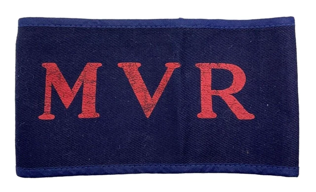 WW2 Canadian Manitoba Volunteer Reserve Printed Armband
