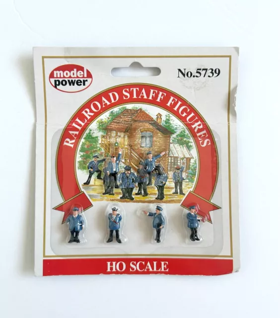 HO Scale Model Power Railroad Staff Figures People 6 pcs. #5739