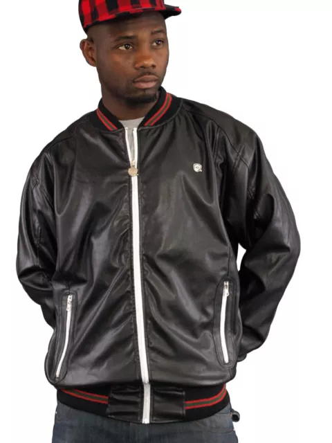 RocaWear Homme Blouson Baseball Veste Style, Neuf Hip Hop Era , Is Time Argent