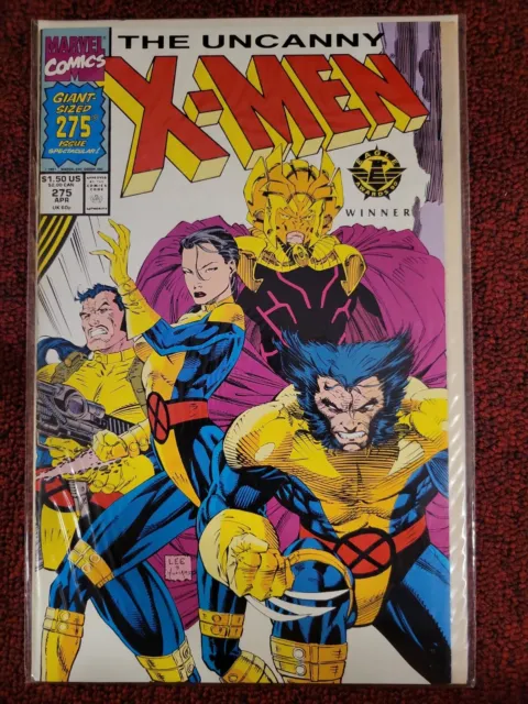 1991 Uncanny X-Men #275 Marvel Comic Book Giant Size Harras Lee Rosas AN