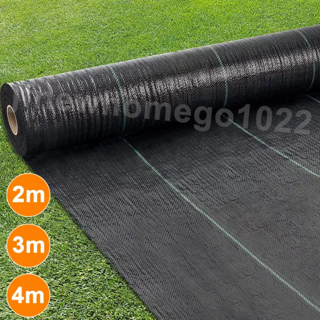 Heavy Duty Weed Control Fabric Anti Membrane Garden Landscape Ground Cover Sheet